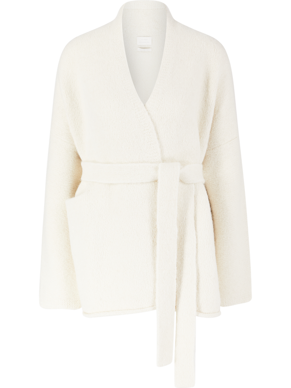 Strickjacke 'Coto' aus Alpaka Crème