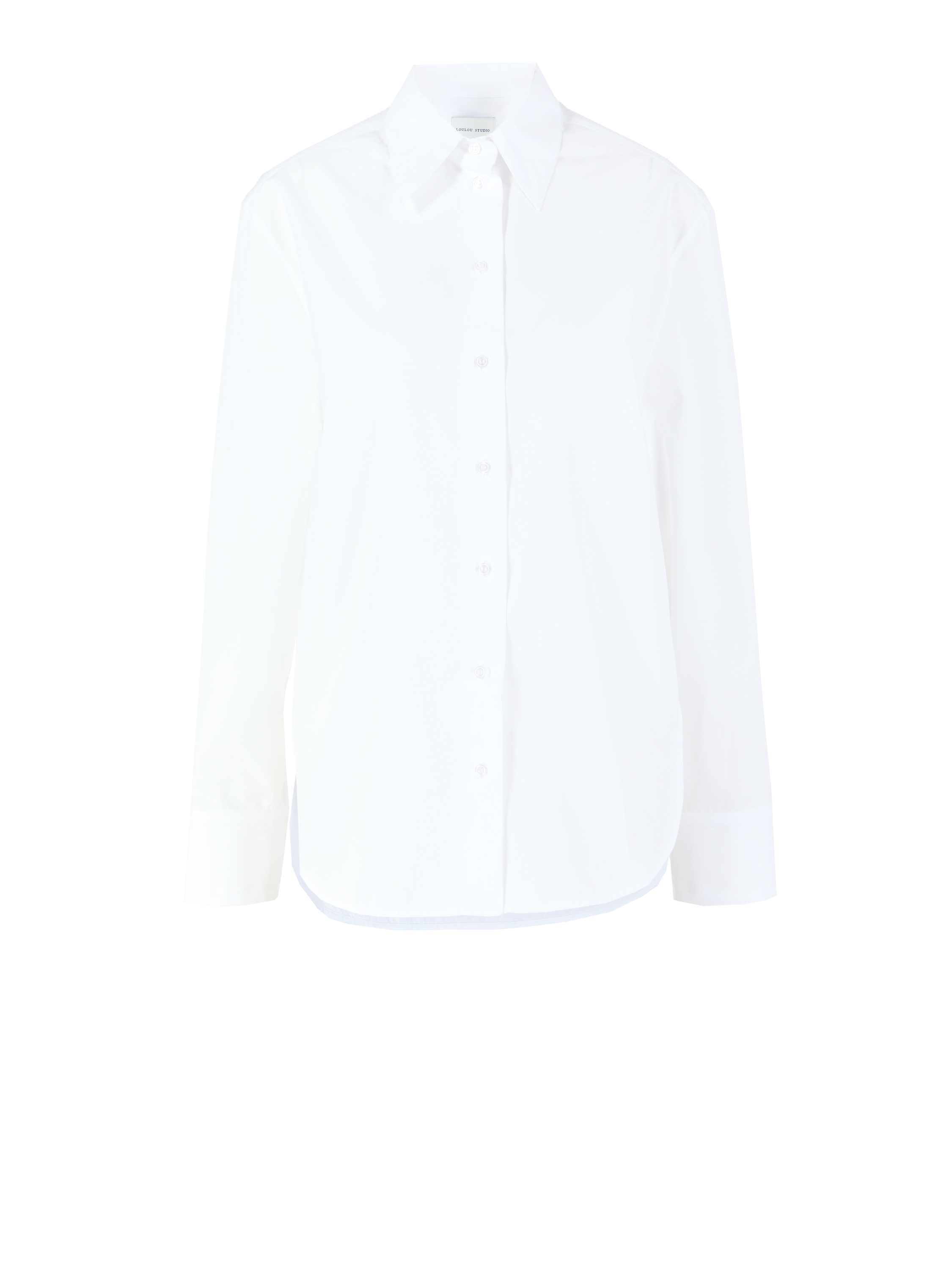 Oversized Baumwollhemd 'Alim' Weiß