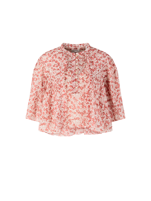 Floral top 'Veelia' red