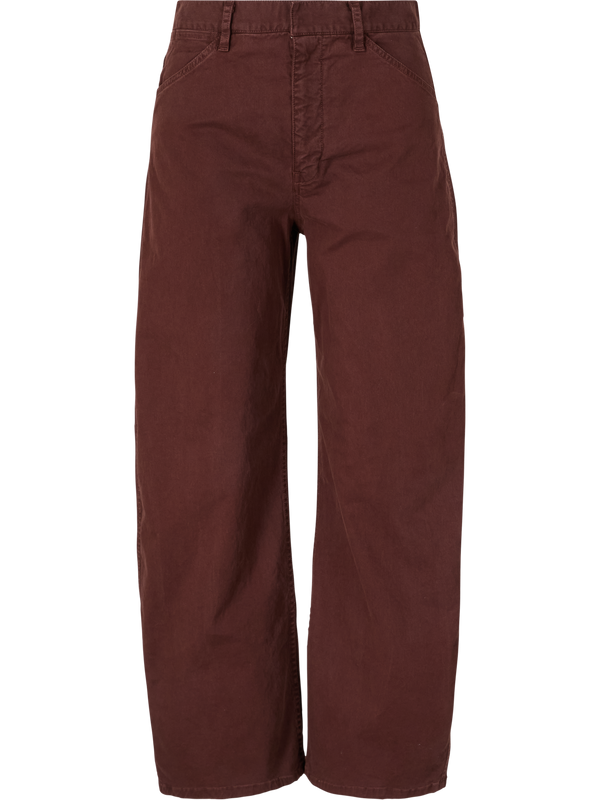 Weite Stoffhose 'Tribeca' Braun