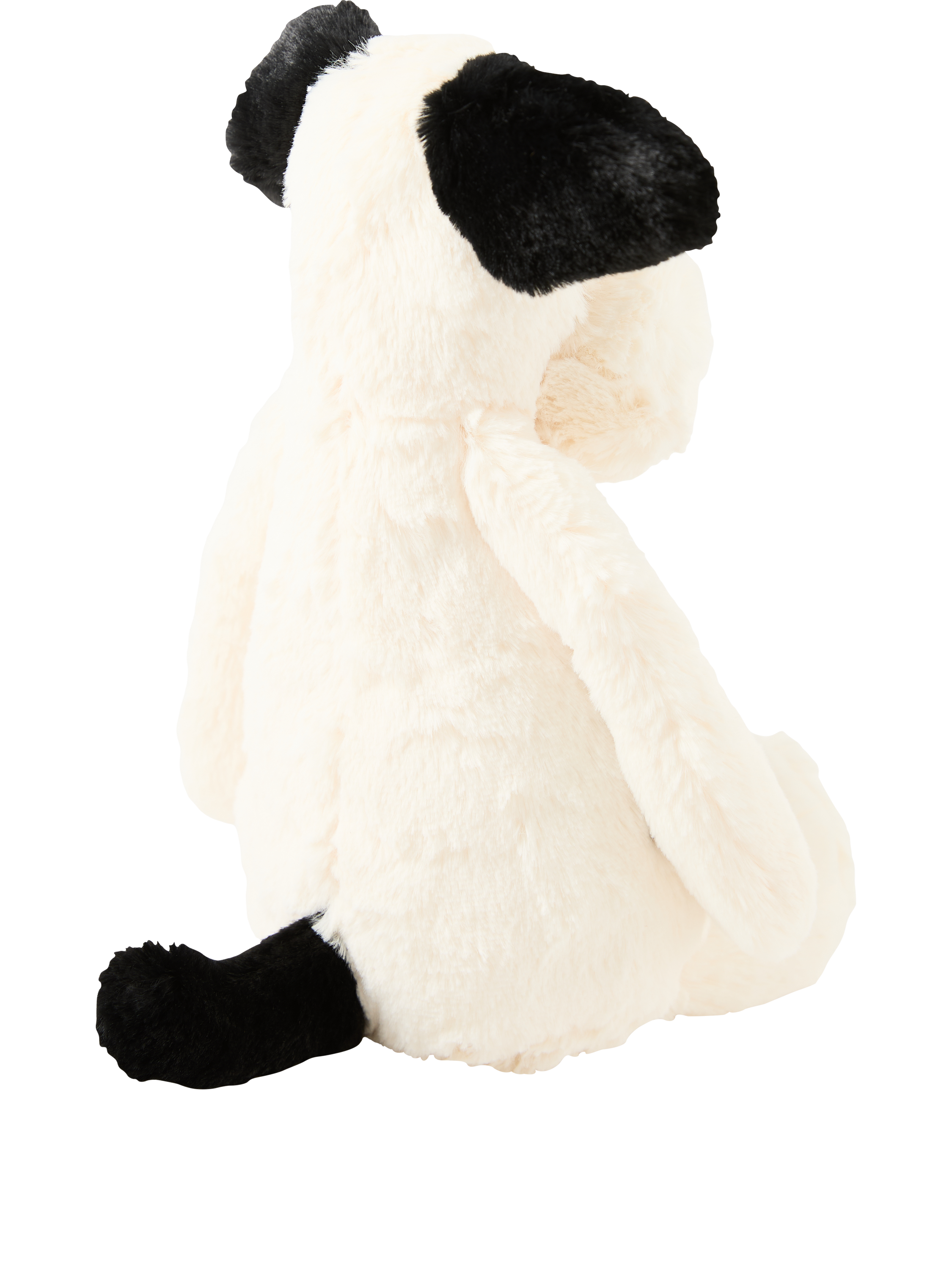 Jellycat Ltd Kuscheltier 'Bashful Rufferty Black Cream Puppy' Crème, Frontansicht – UNGER.DE