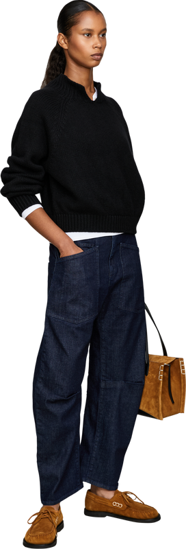 Cashmere-Pullover 'Cain' Schwarz