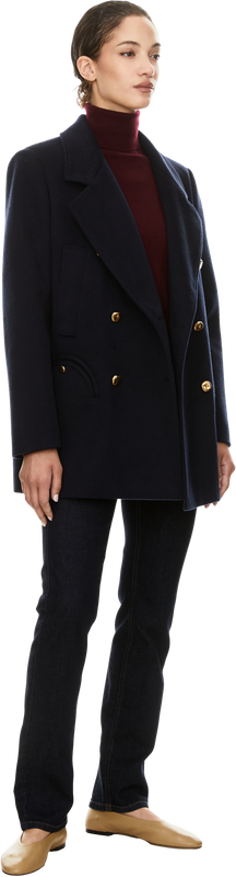 Skinny-Fit Jeans 'Piper Long' Dunkelblau