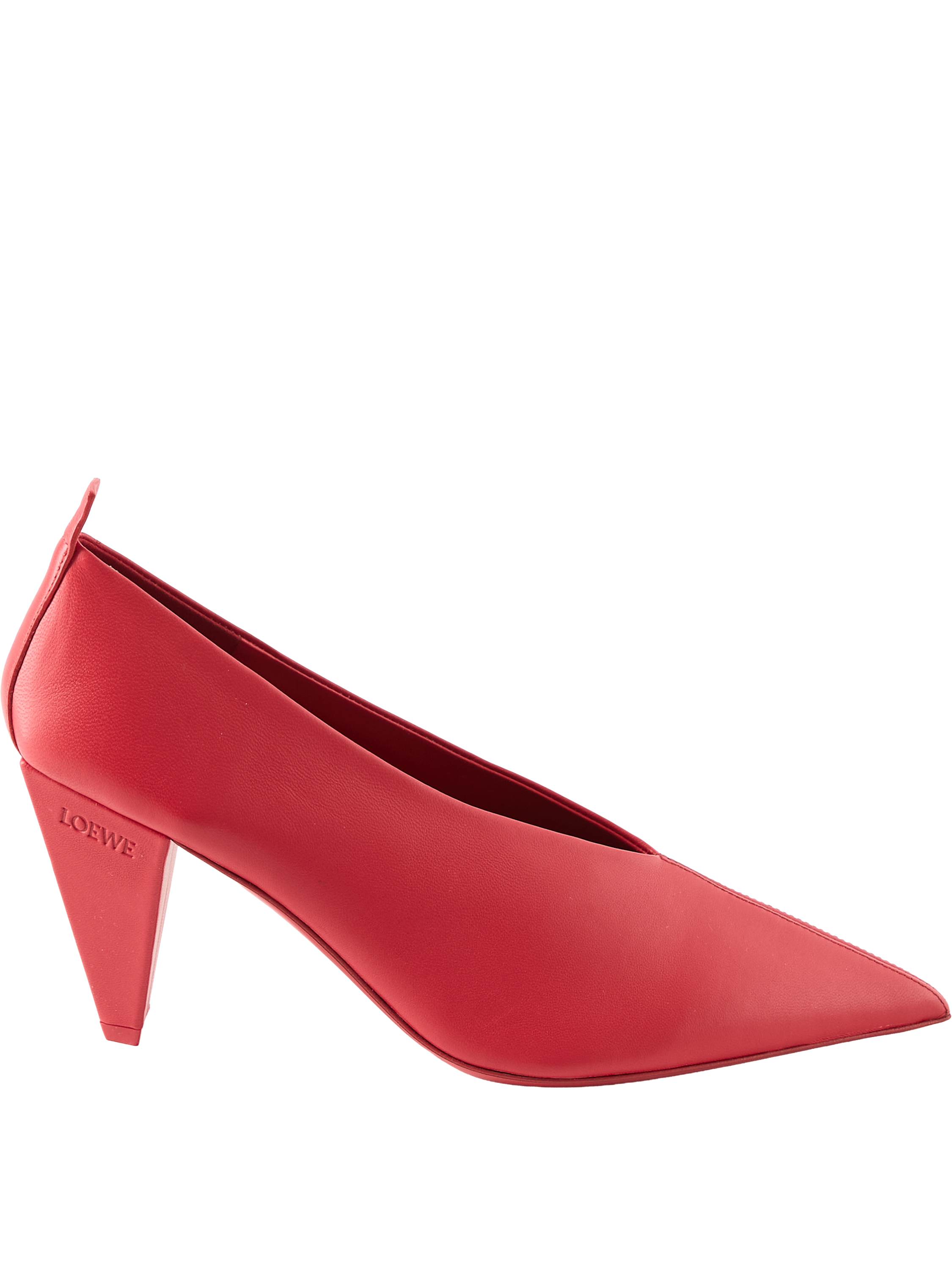 'Origami Cubic 85' Red Pumps