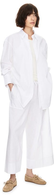 Oversized Hemd 'Summer' Weiß