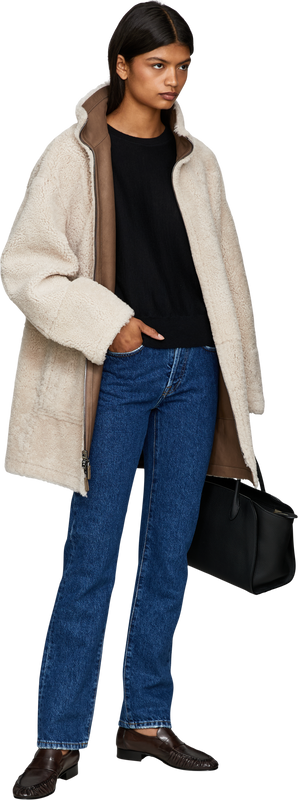 Superfeiner Cashmere-Pullover 'Lamaia' Nero