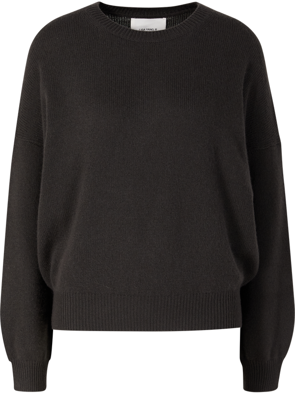 'Veira' Dark Fern cashmere jumper