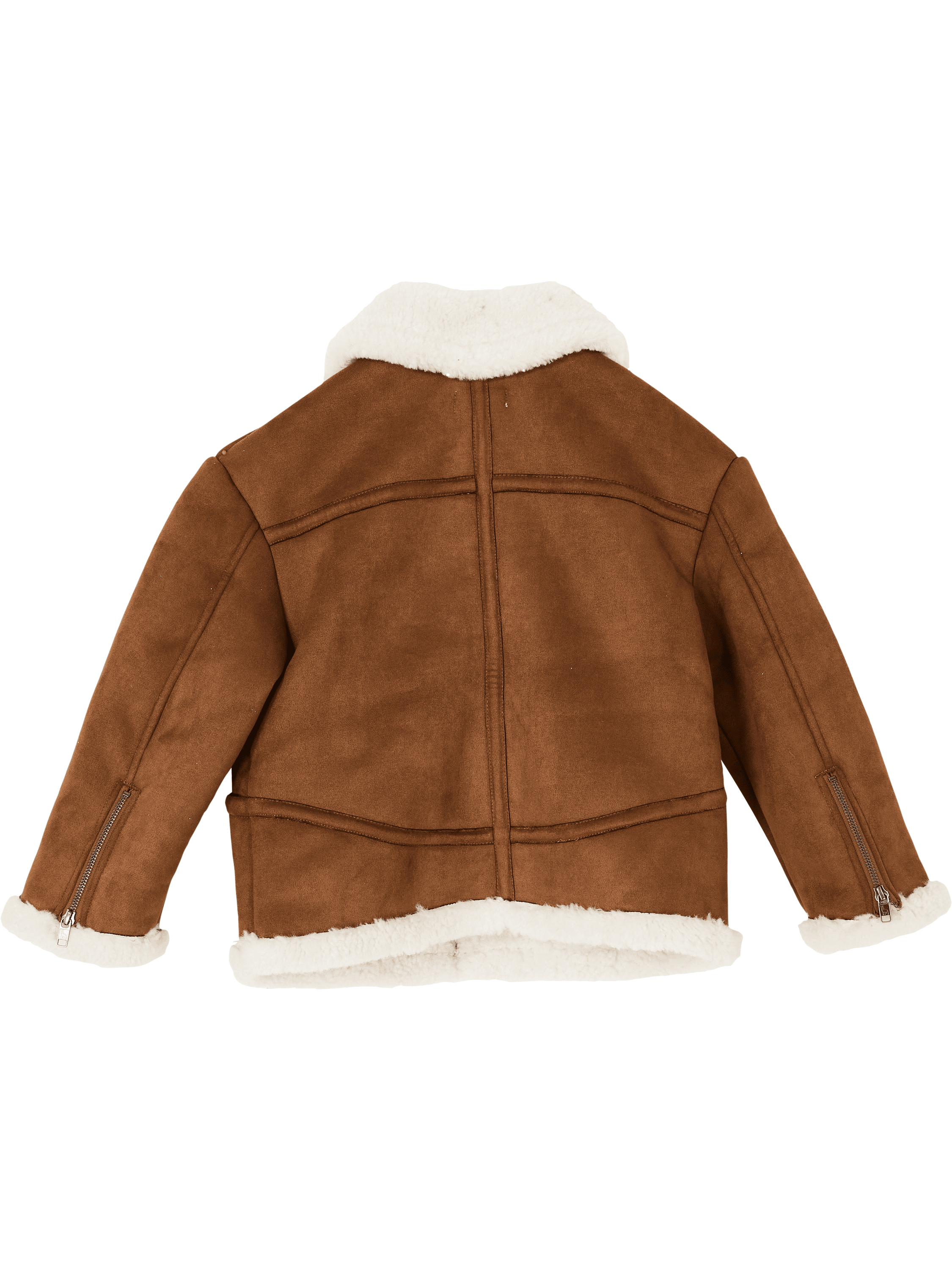 Stella McCartney Kids Jacke mit Teddyfleece Braun – UNGER.DE