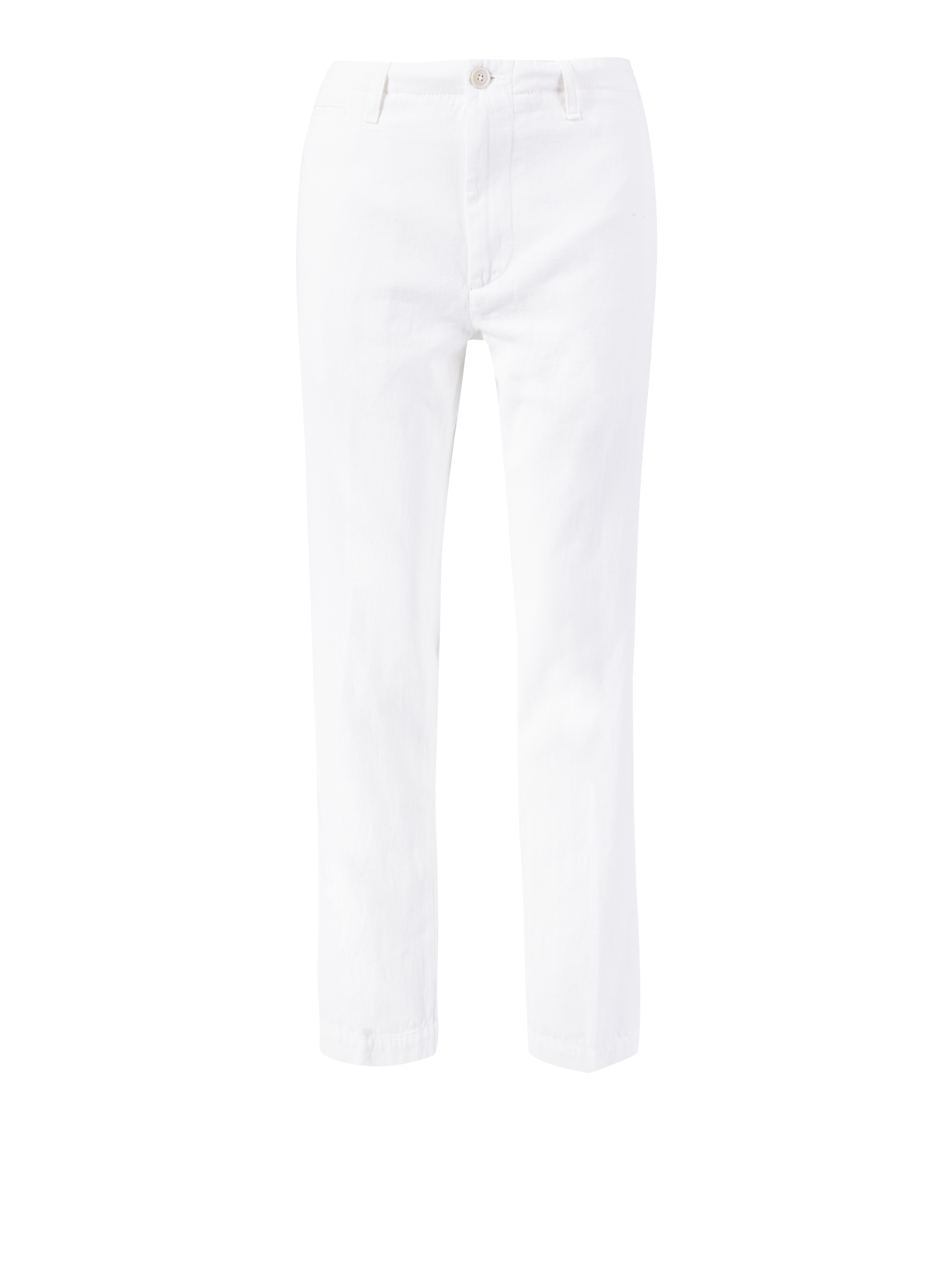Stoffhose Weiß