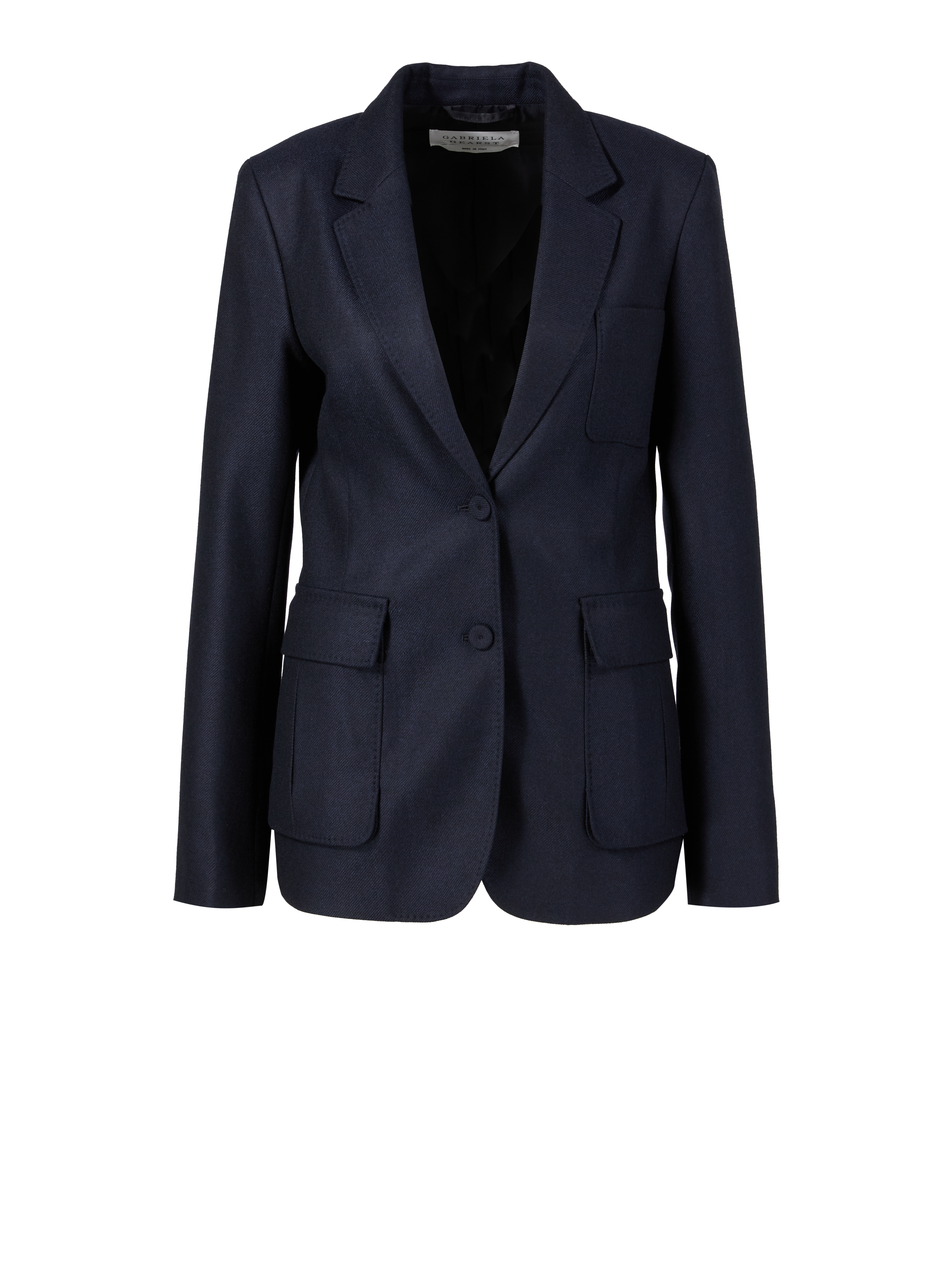 Woll-Cashmere-Blazer 'Louisa' Marineblau