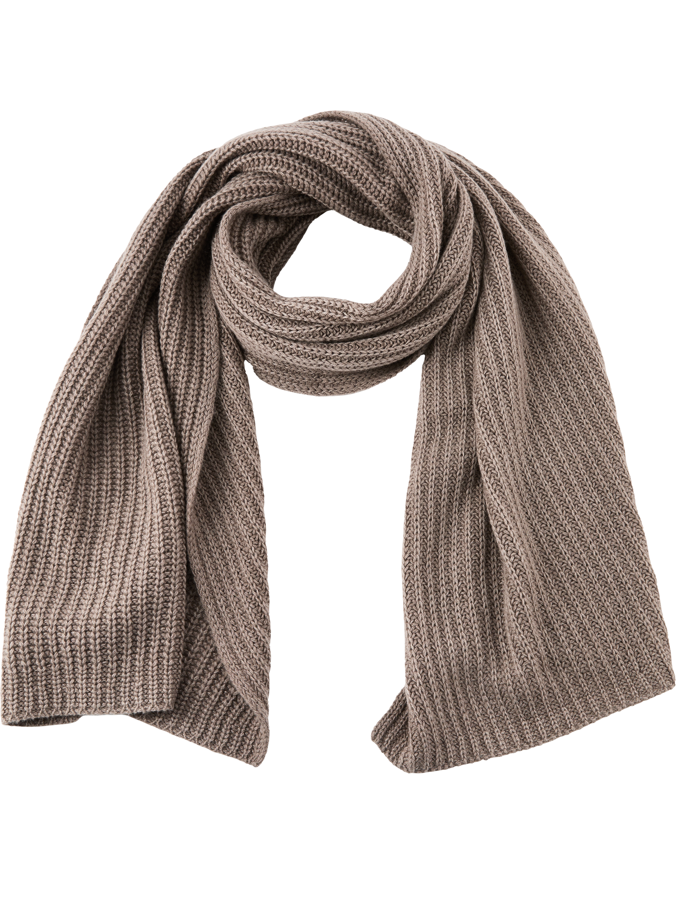 Iris von Arnim 'Harva' Cashmere Scarf, Taupe, Stonewashed, Front view – UNGER.DE