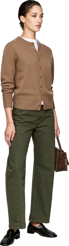 Cashmere-Strickjacke 'n°435 Little Lamb' Chai