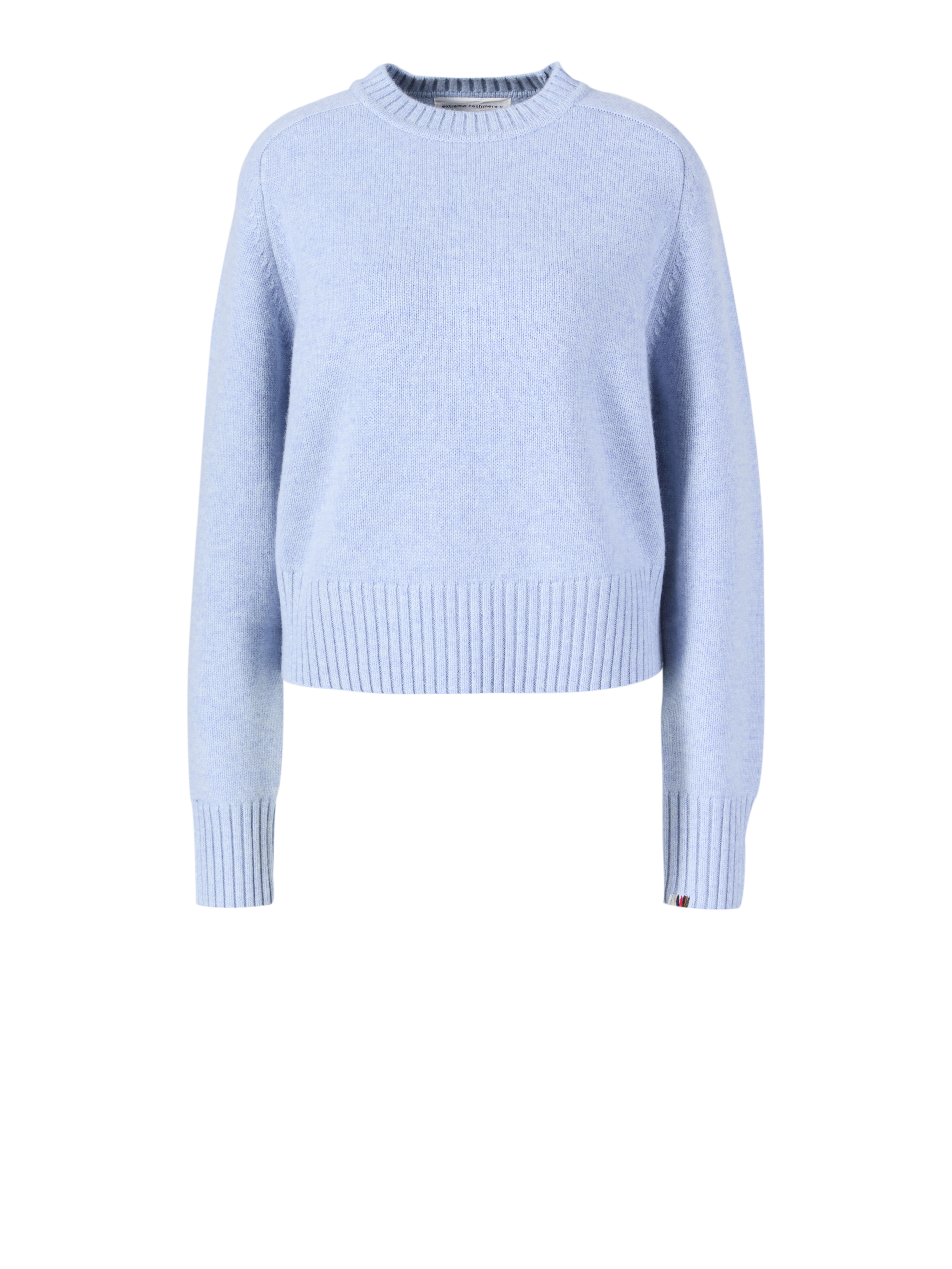 Cashmere-Rundhalspullover 'n°167 Please' Hellblau