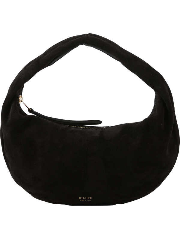 Suede handbag 'Olivia Mini Hobo' black