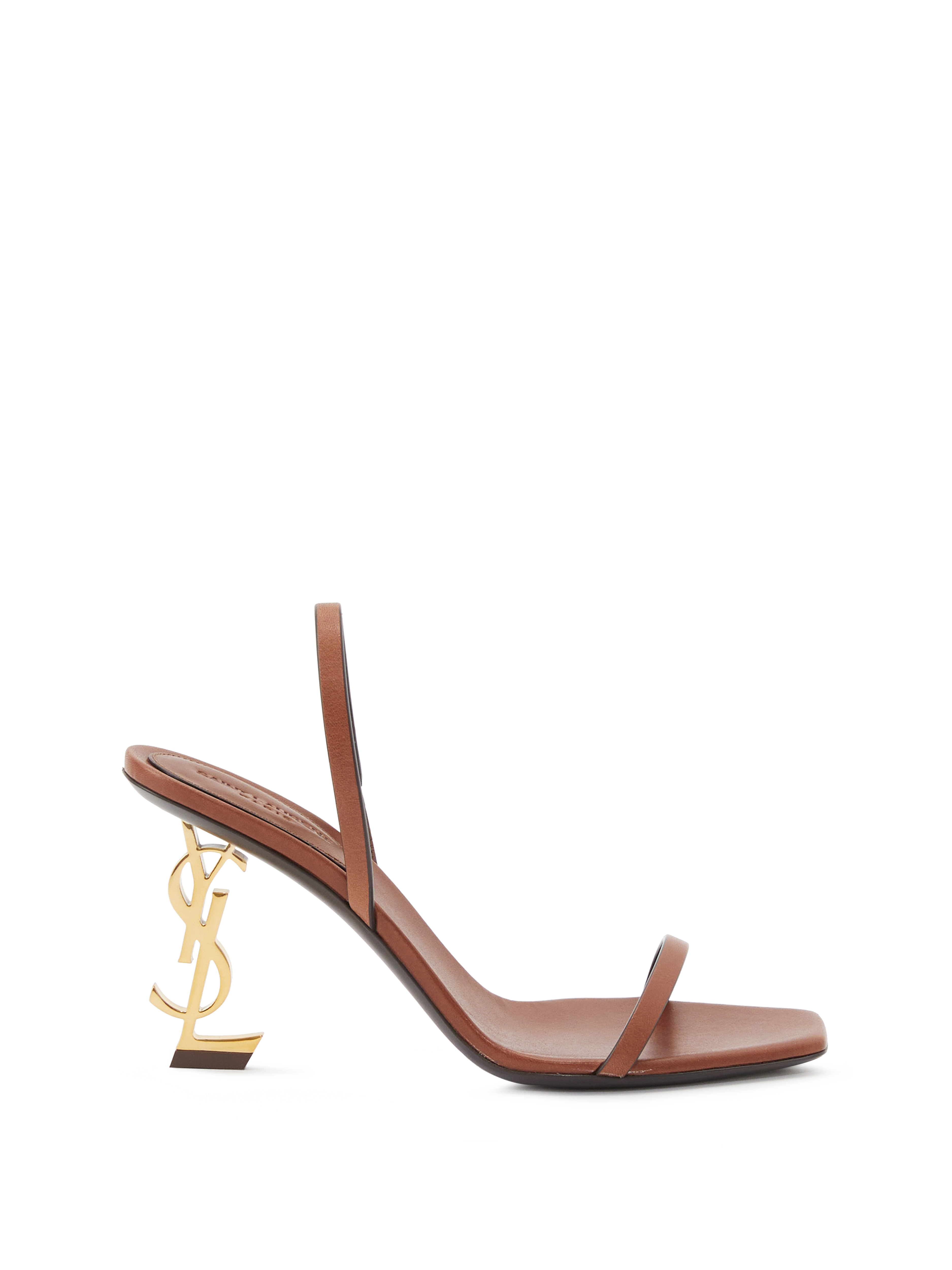 Slingback-Sandalen Braun