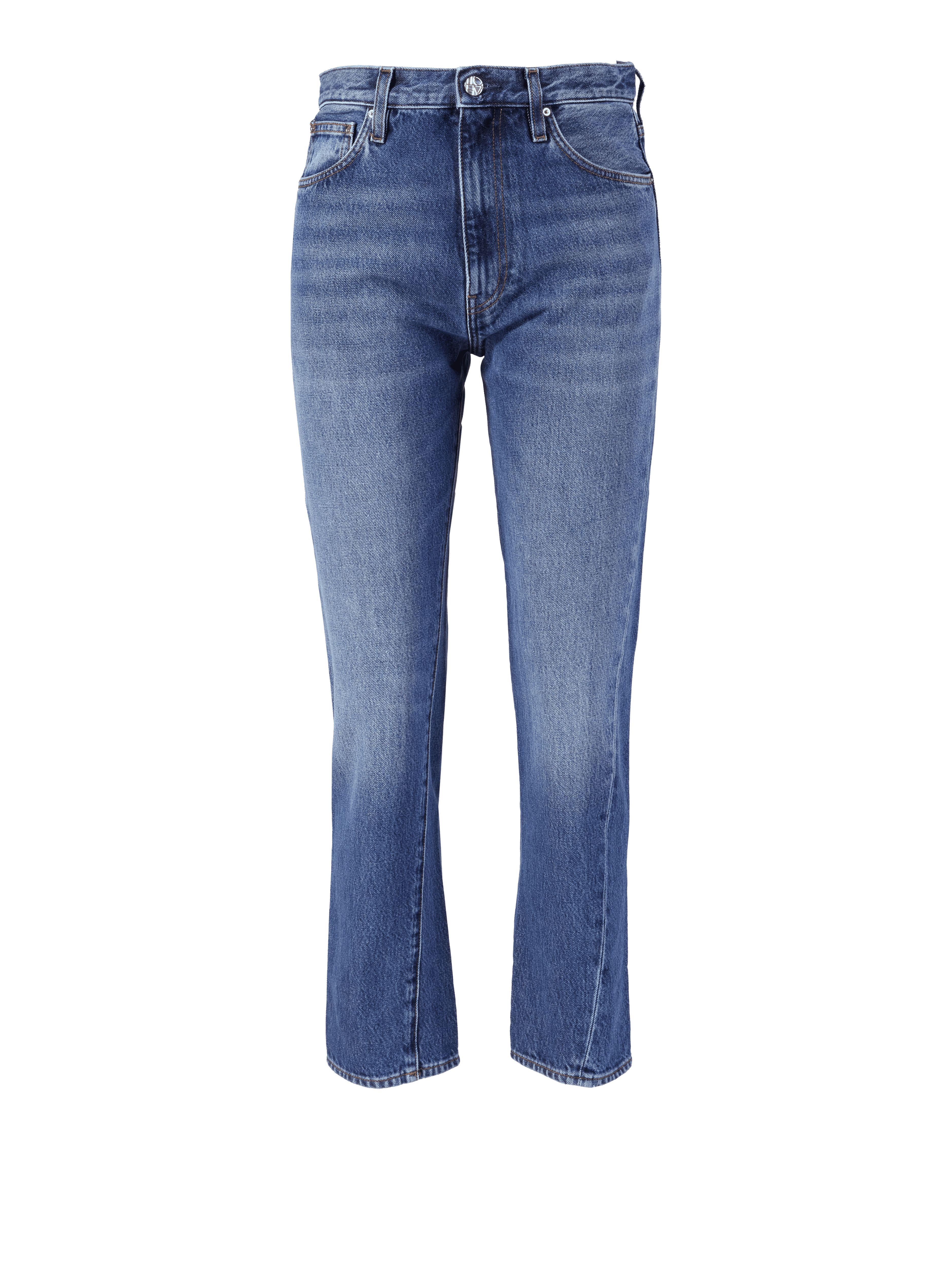 Straight-leg jeans medium blue