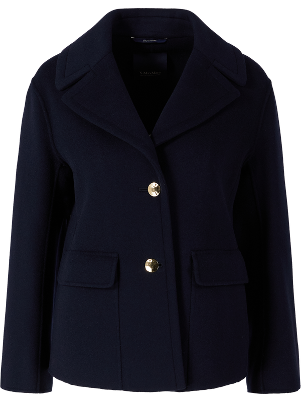 Cabanjacke 'Sissy' aus Schurwolle Marineblau