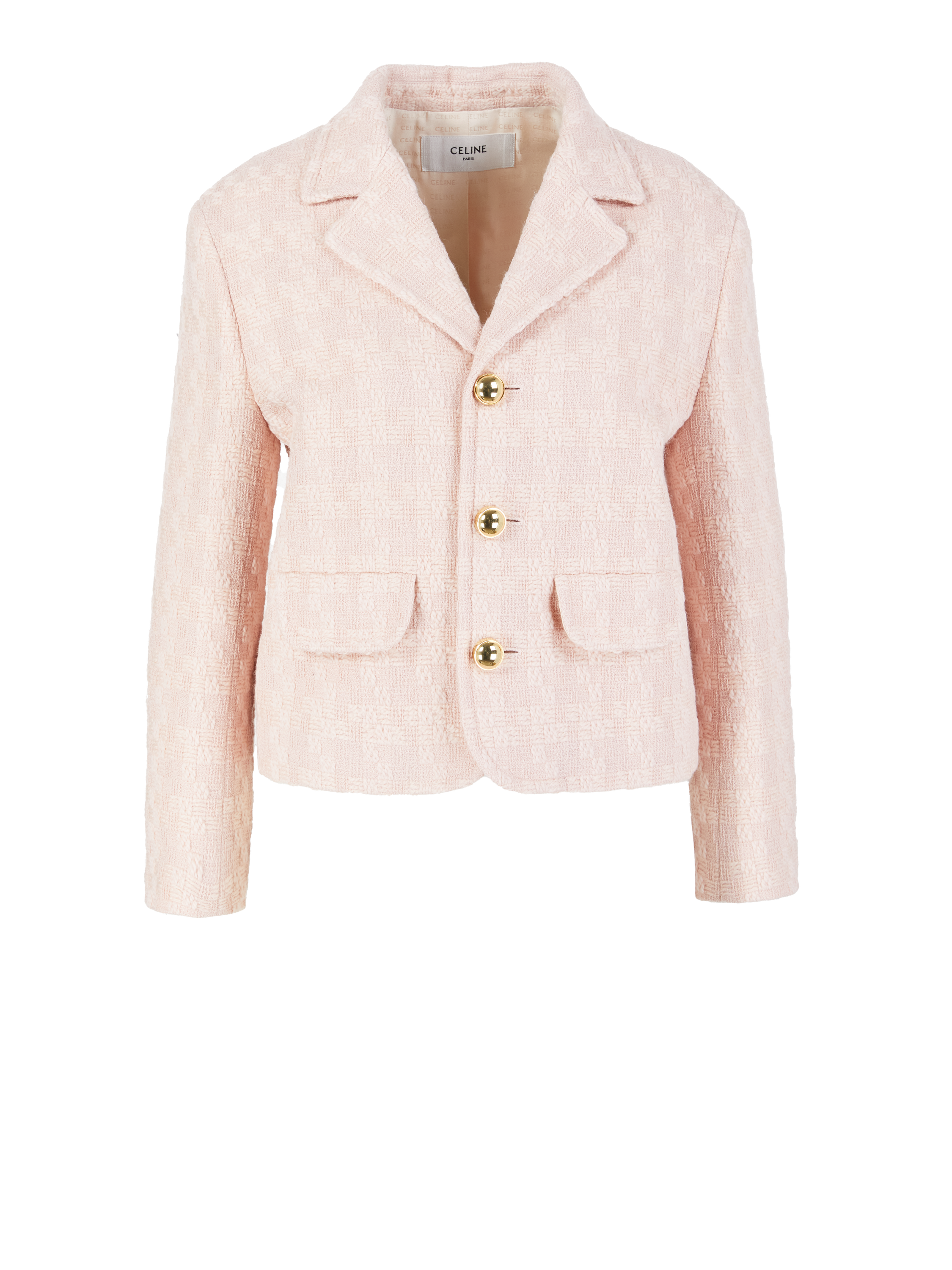 Kastiger Tweed-Blazer Rose Passé