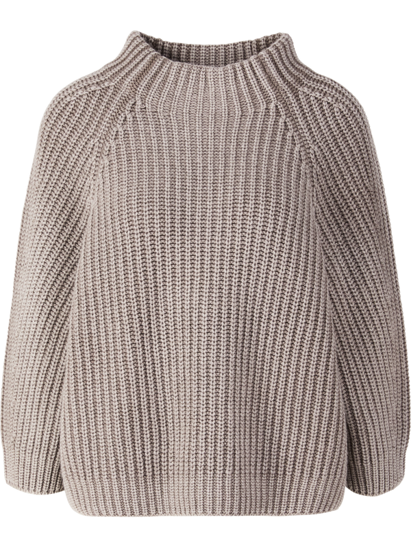 Cashmere-Pullover 'Fallou' Taupe Stonewashed