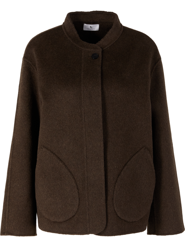 'The One' Wool and Cashmere Jacket, Brown Melange