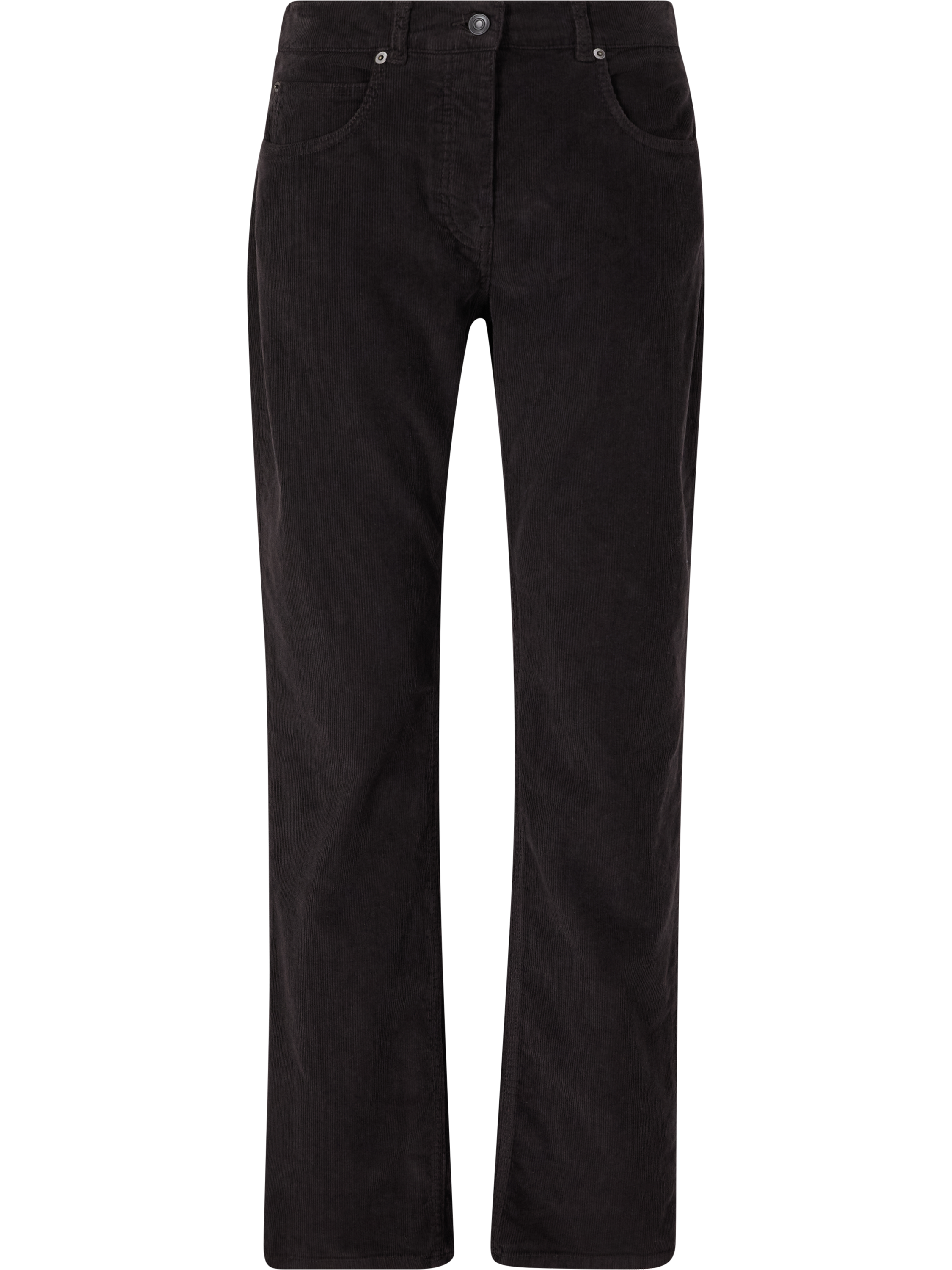 Cordhose 'Frava' aus Baumwolle Dunkelbraun