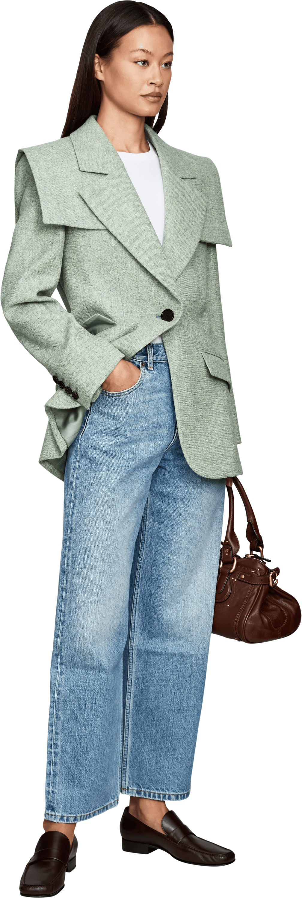 Chloé Straight-Leg Jeans mit Chloé Logostickerei Hellblau – UNGER.DE