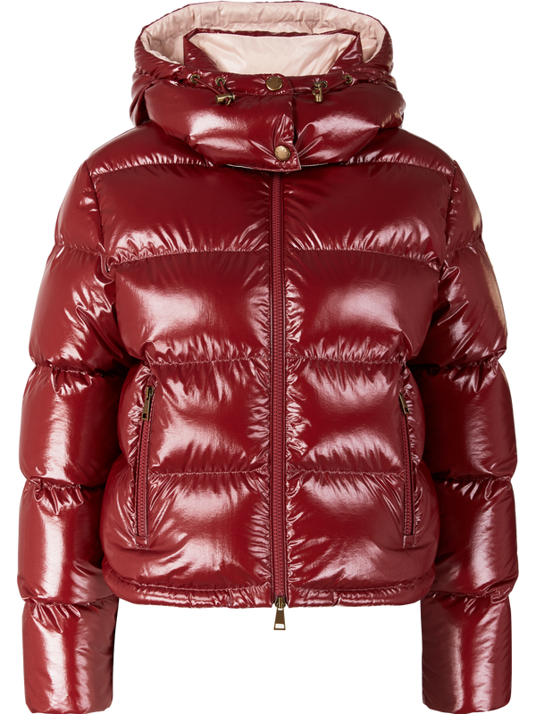 'Niveole' Short Down Jacket – Red