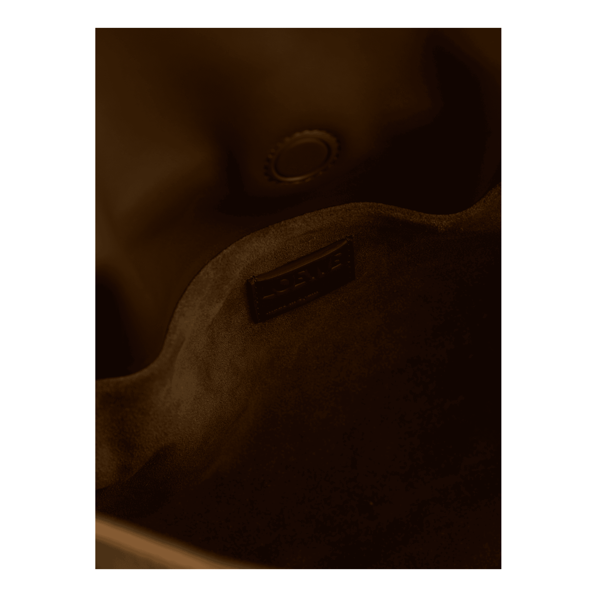 LOEWE Clutch 'Flamenco Medium' Bronze, Detailansicht – UNGER.DE