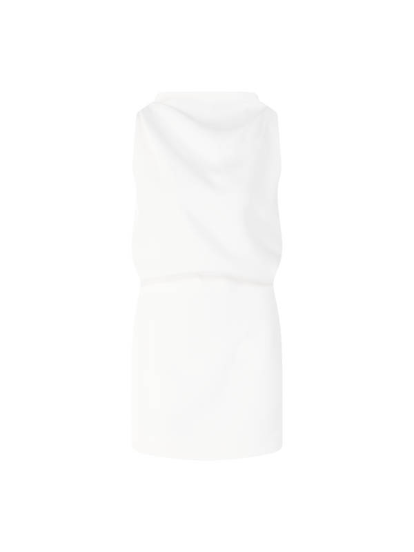 'Astor' dress in white satin
