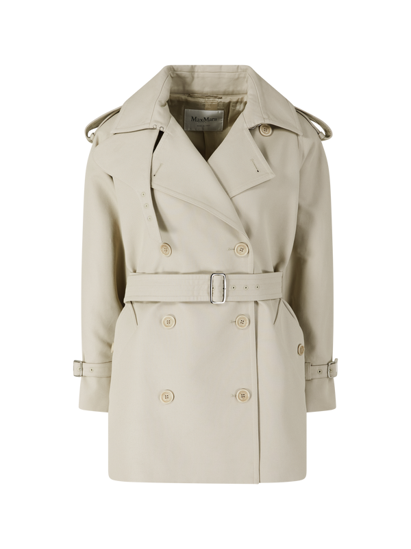 Kurzer Trenchcoat 'Cacio' Beige