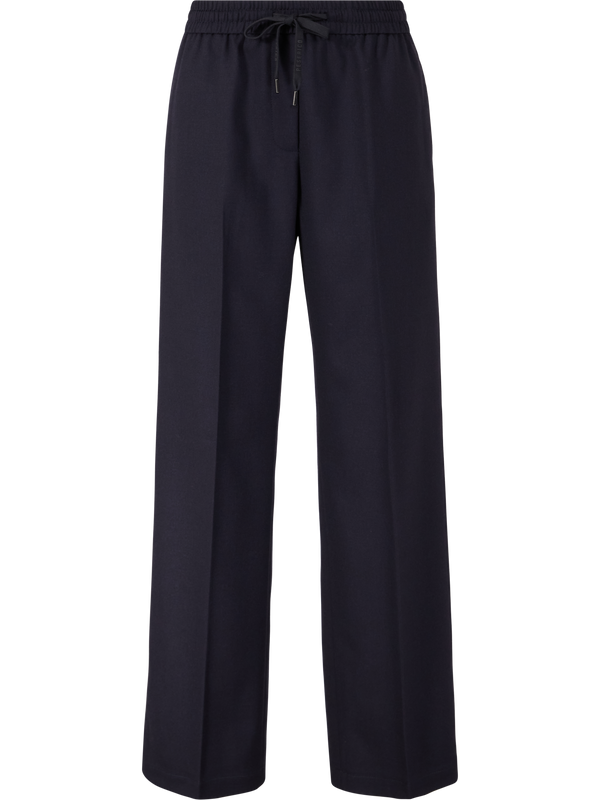 Wollhose mit elastischem Bund Marineblau