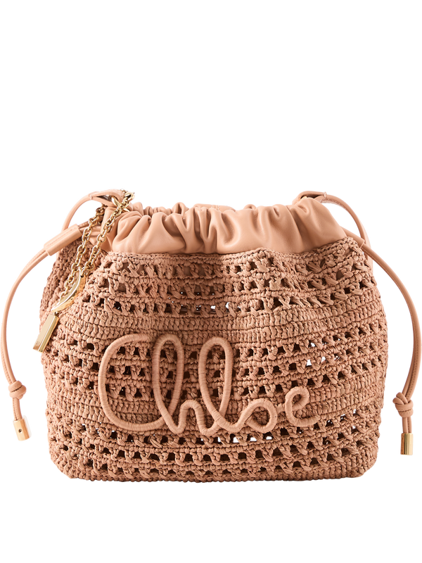 Mini shoulder bag 'Summer Banana' summery beige