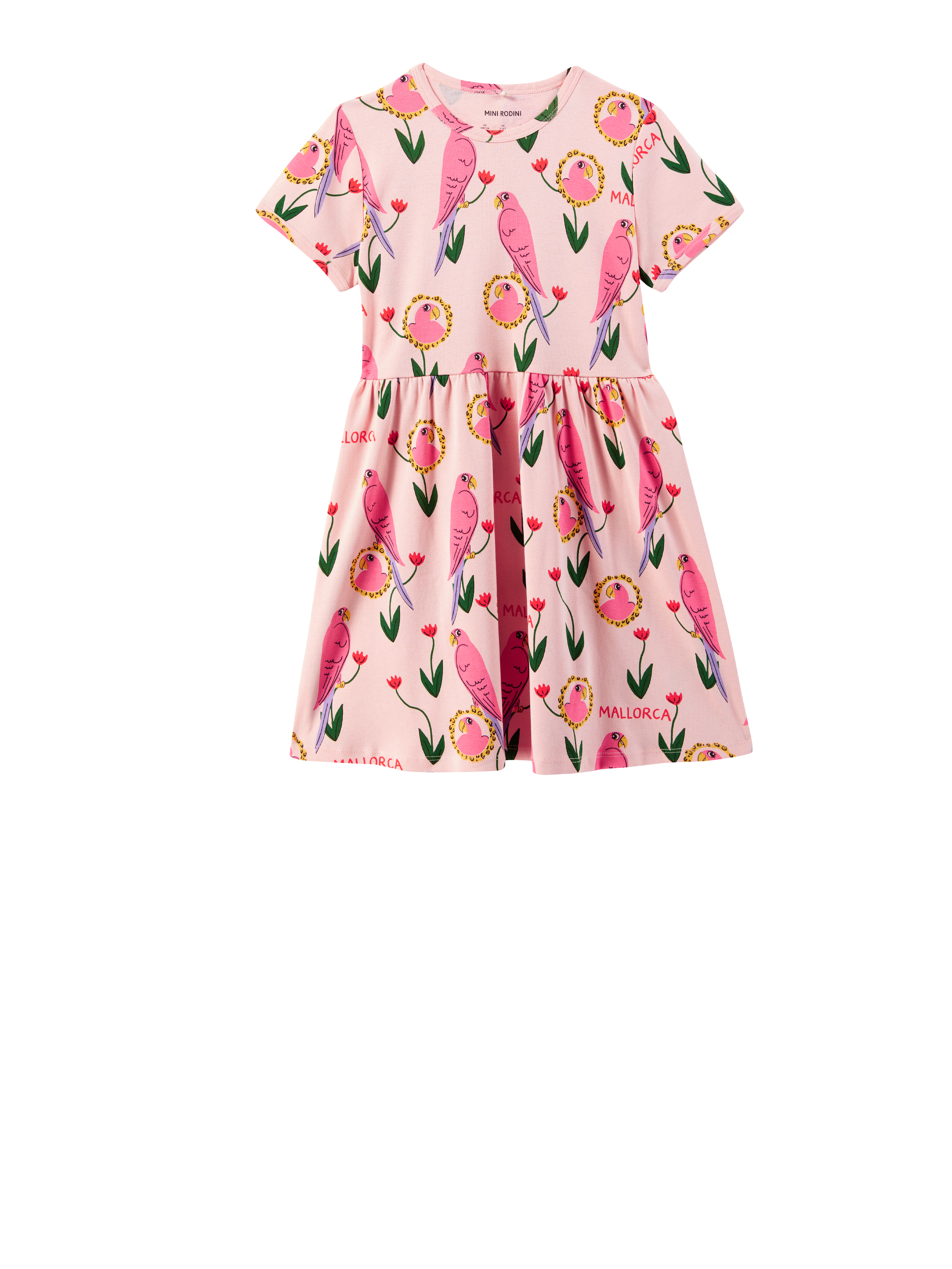 Kleid 'Parrots' Pink