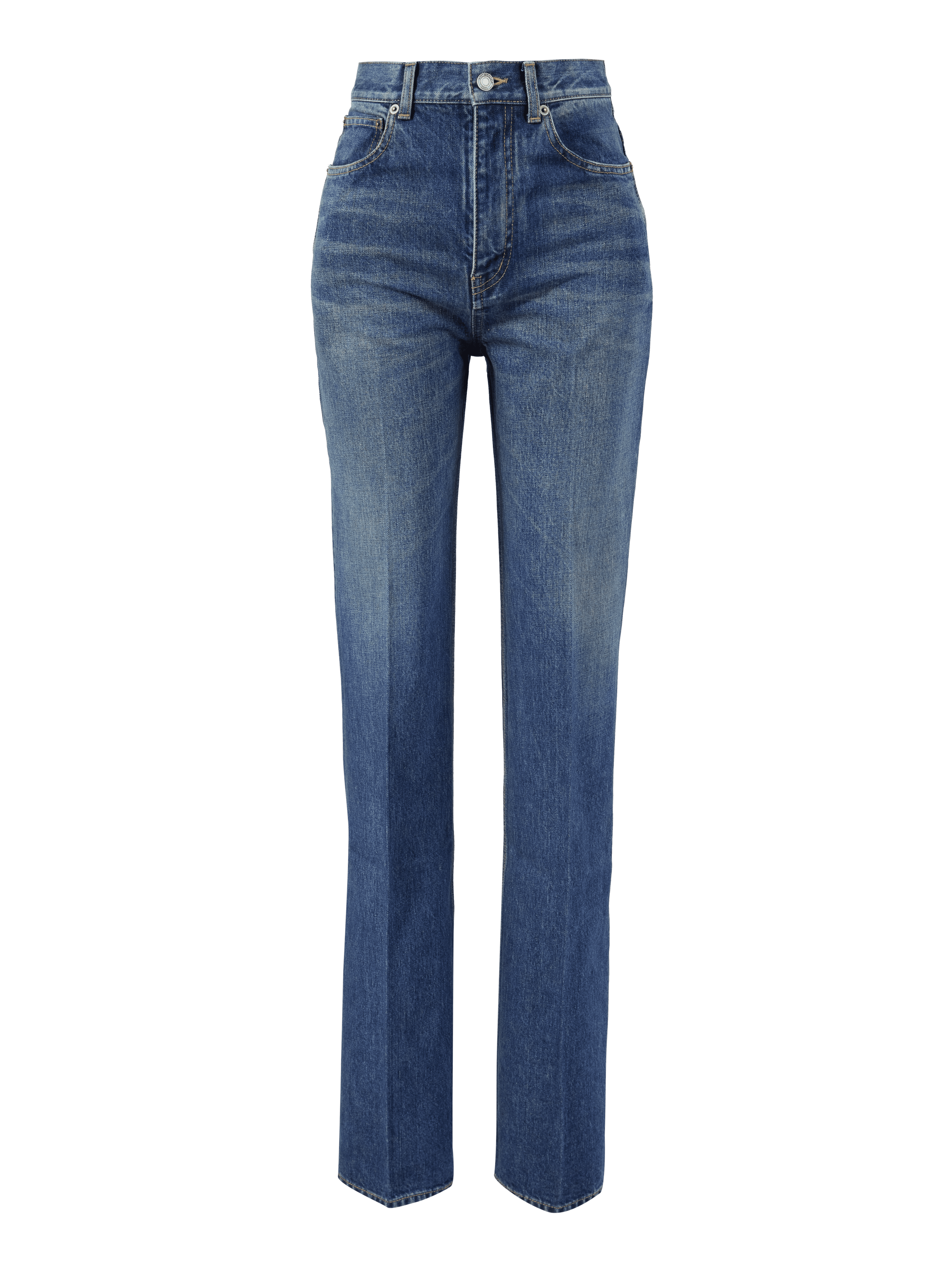 Straight-Leg Jeans 'Clyde' Blau