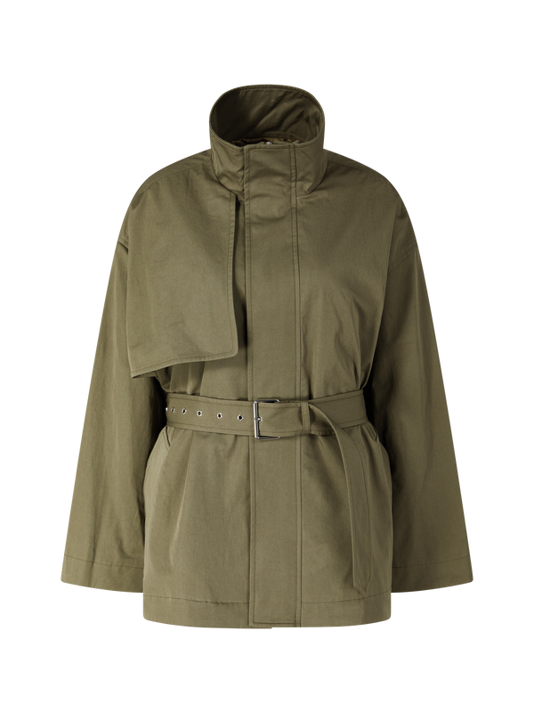 Trenchcoat mit Gürtel Khaki