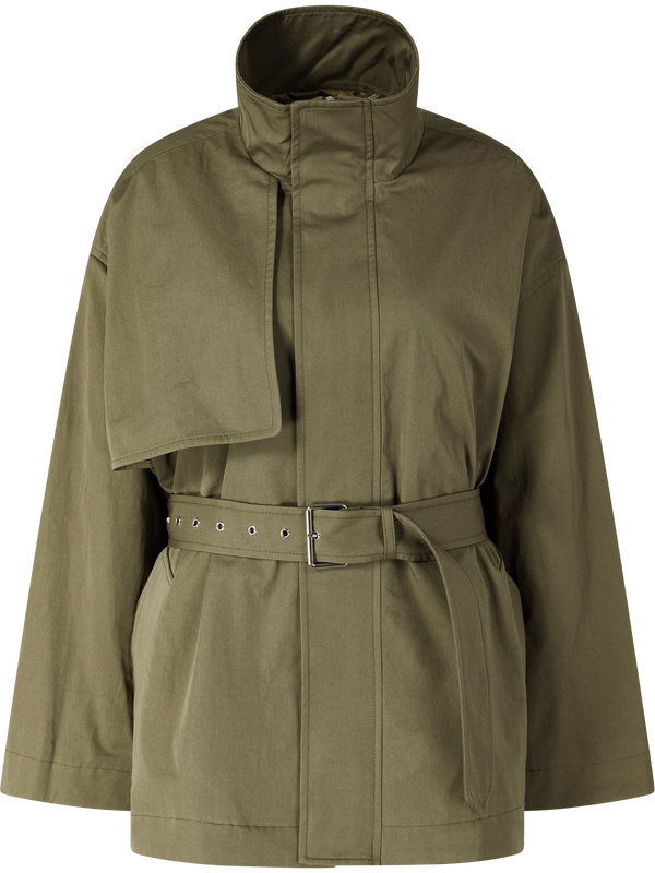 Trenchcoat mit Gürtel Khaki