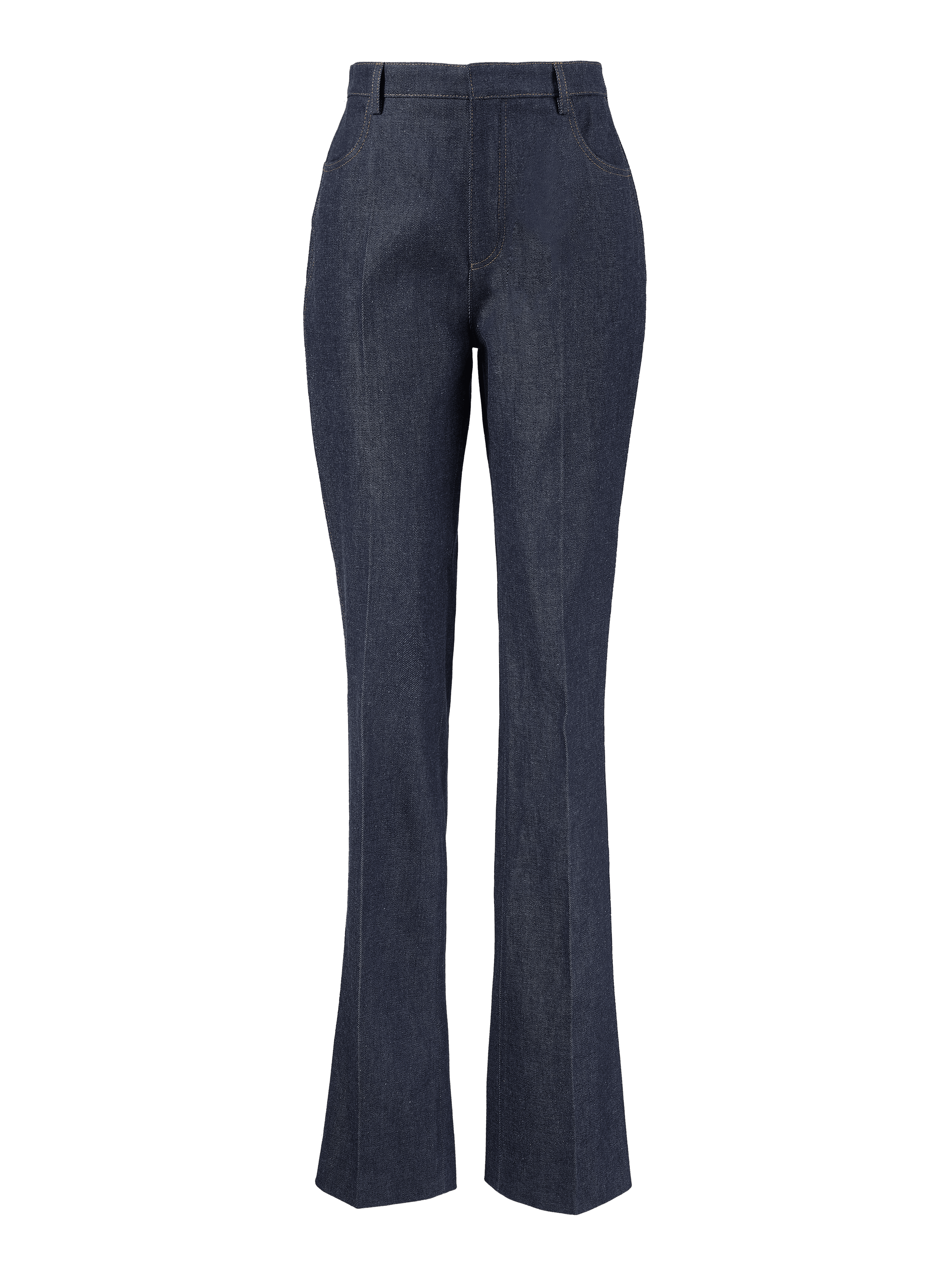 Hose mit geradem Bein Blau