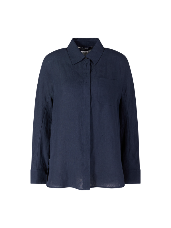 Leinenhemd 'Gala' Marineblau