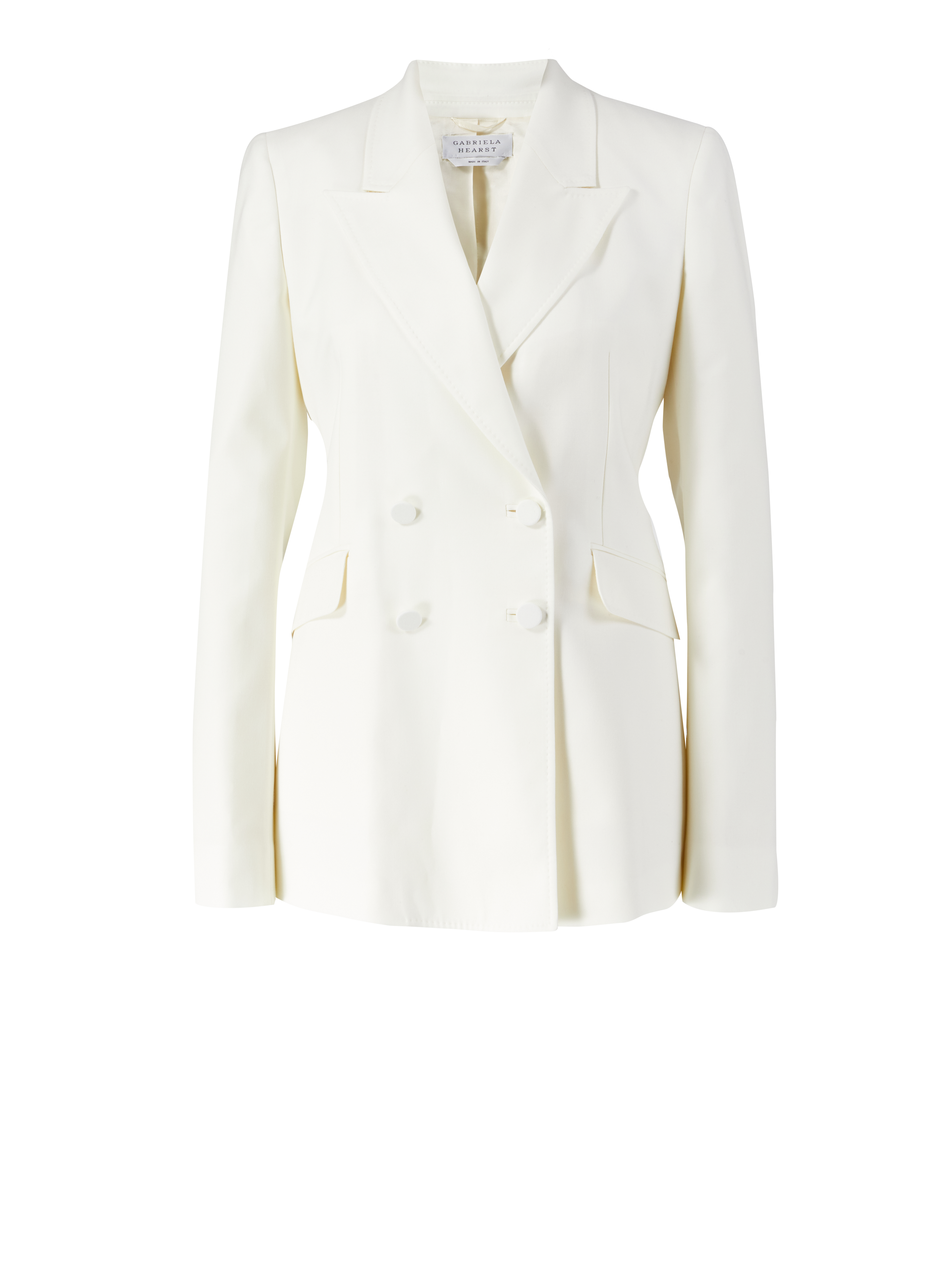 Doppelreihiger Cashmere-Blazer 'Stephanie' Crème