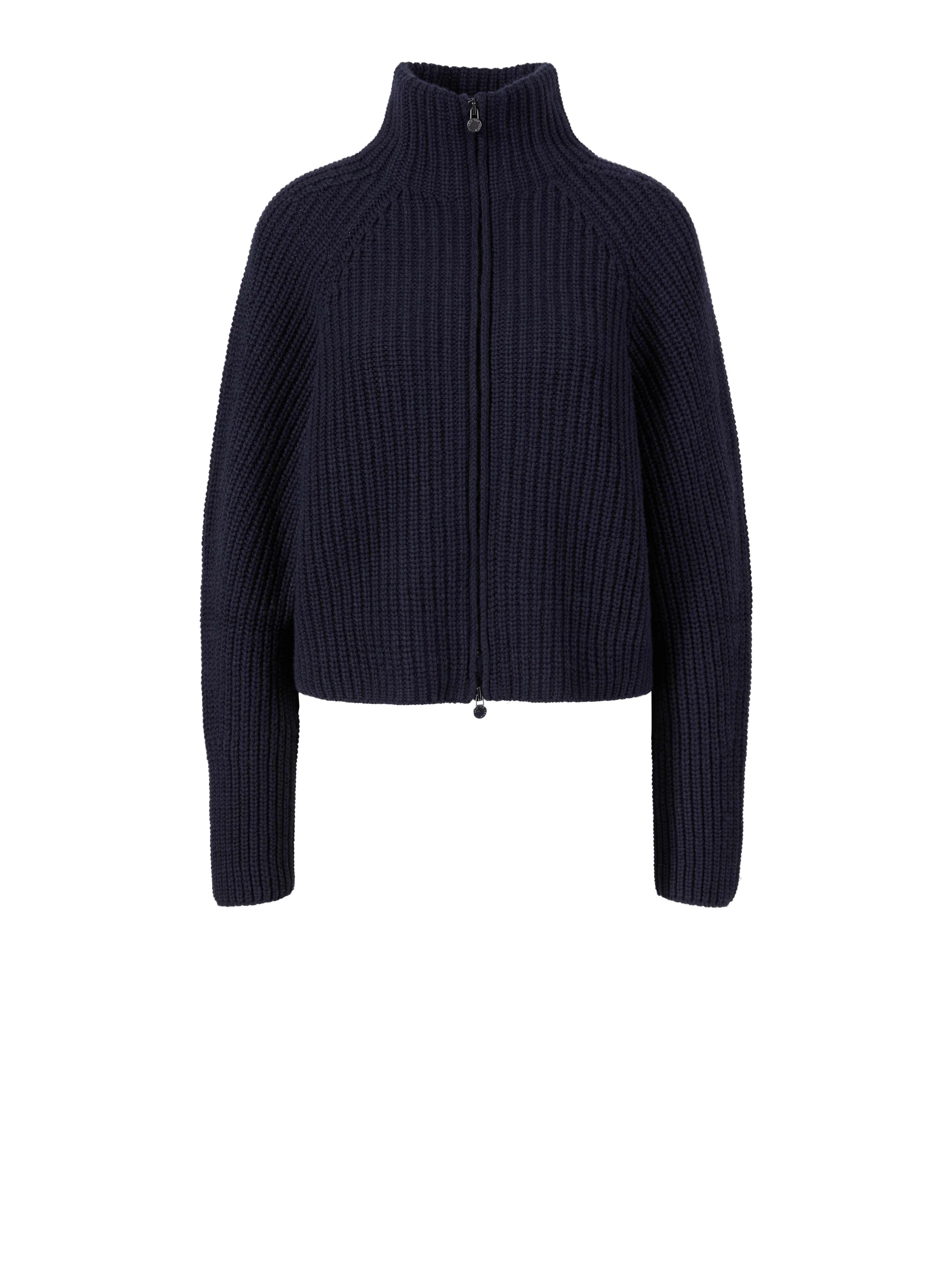 Cashmere-Strickjacke 'Fallou Zip Long' Midnight