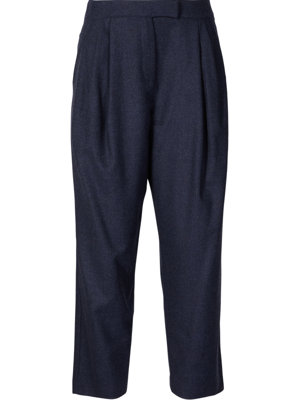 Wollhose Marineblau