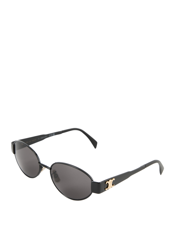 Sonnenbrille 'Triomphe Metal 01' Black/Smoke
