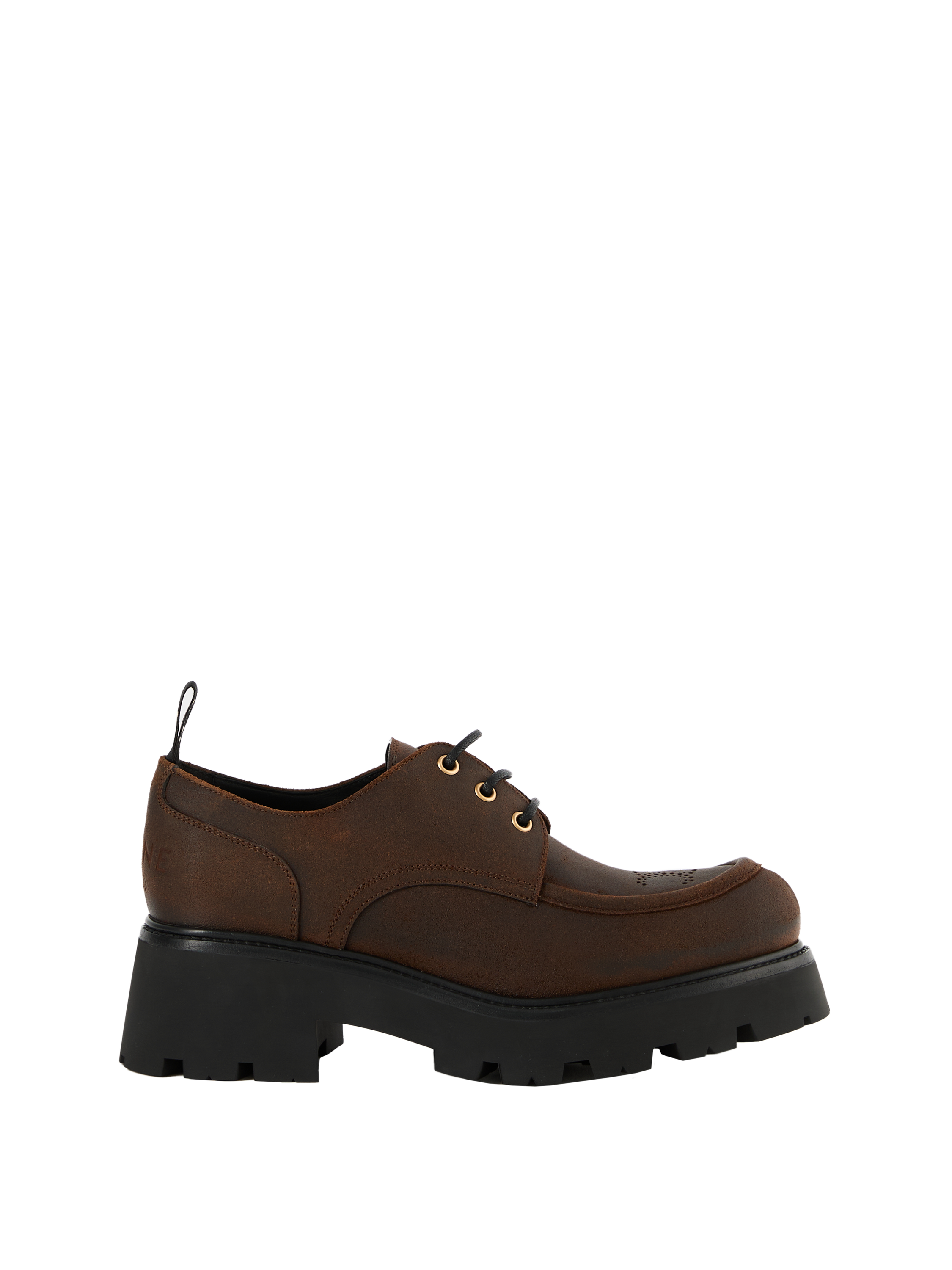 Schnürschuhe Dunkelbraun