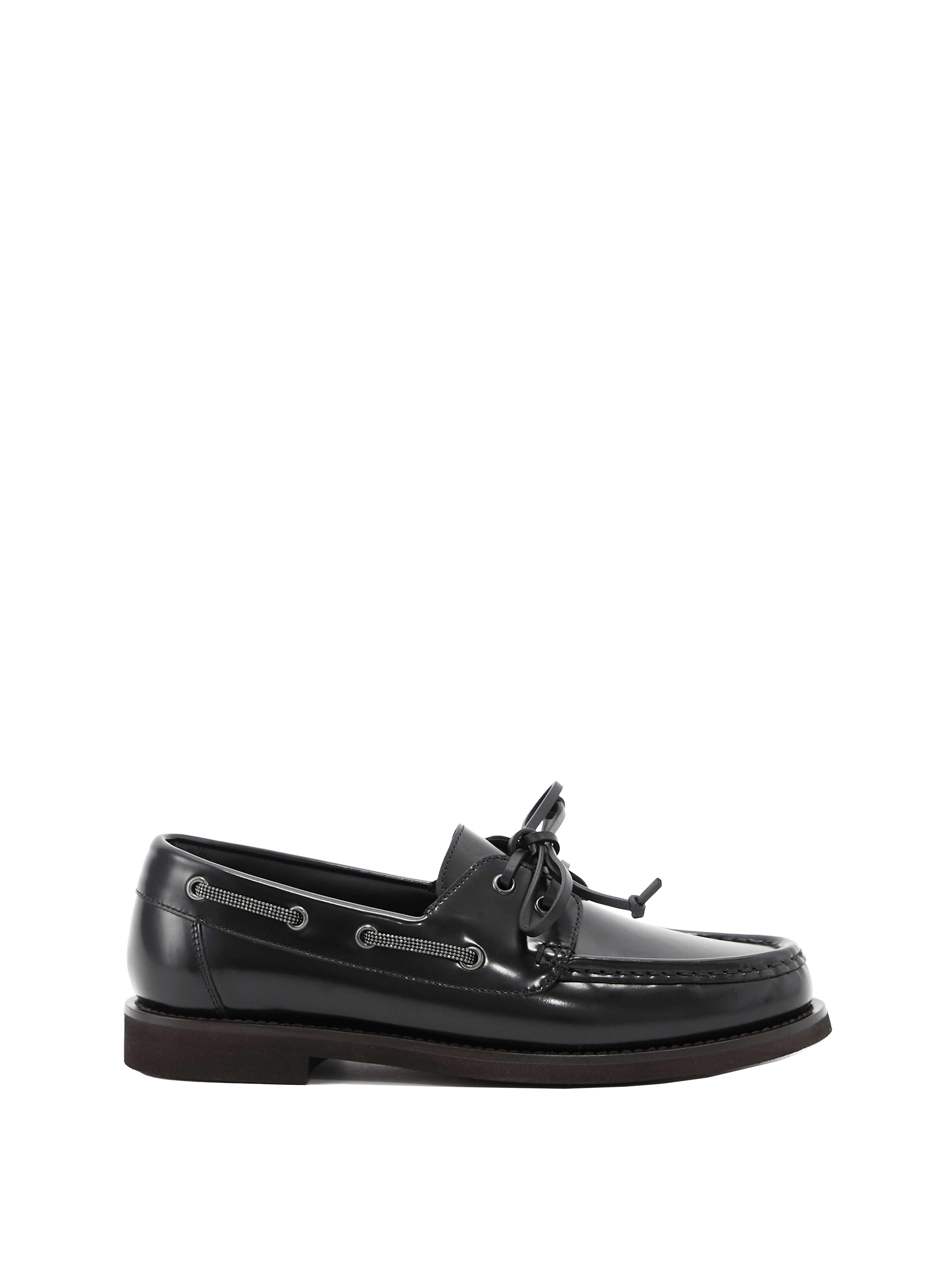 Loafer mit Monili-Perlen Schwarz