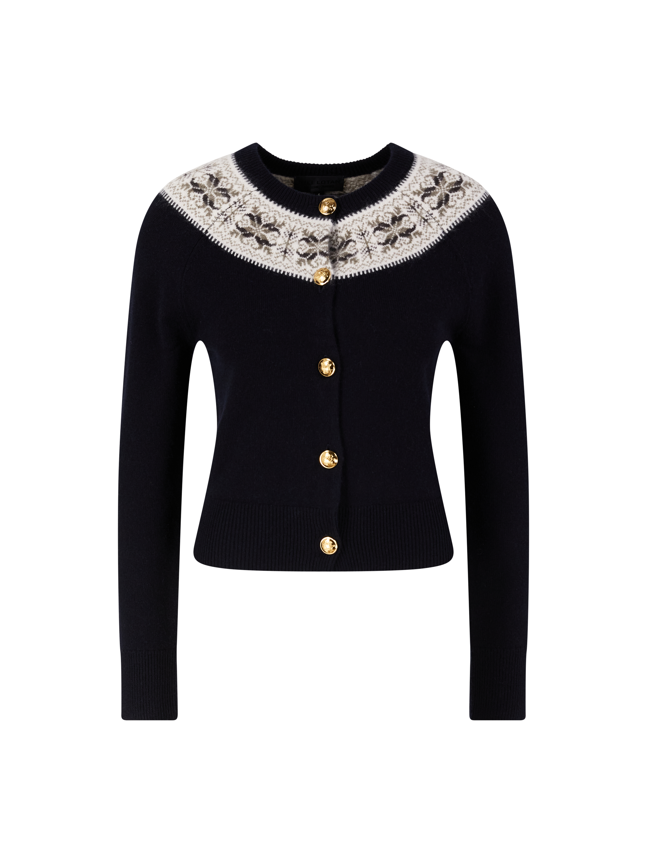 Cashmere-Strickjacke 'Josefa' Marineblau