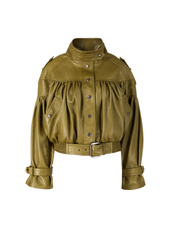 Eucalyptus lambskin jacket