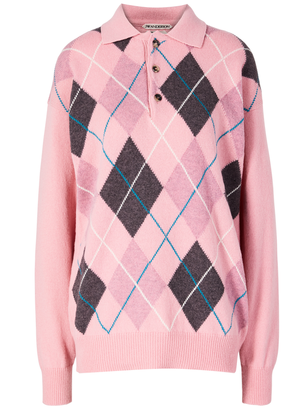 Wollpullover 'JWA X Pringle' Bubblegum