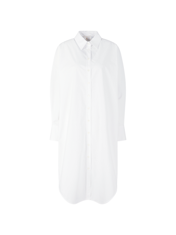 Midikleid 'The Poplin' Weiß