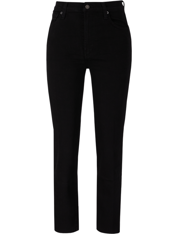 Straight-Leg Jeans 'Caia' Schwarz