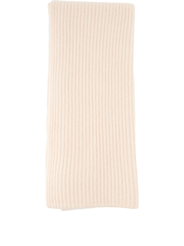 Cashmere scarf in cream
